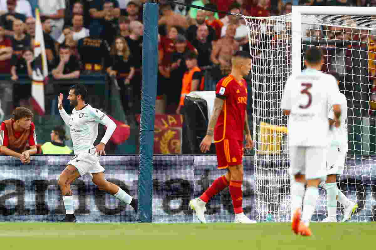 Roma-Salernitana Candreva Smalling Cristante Mancini