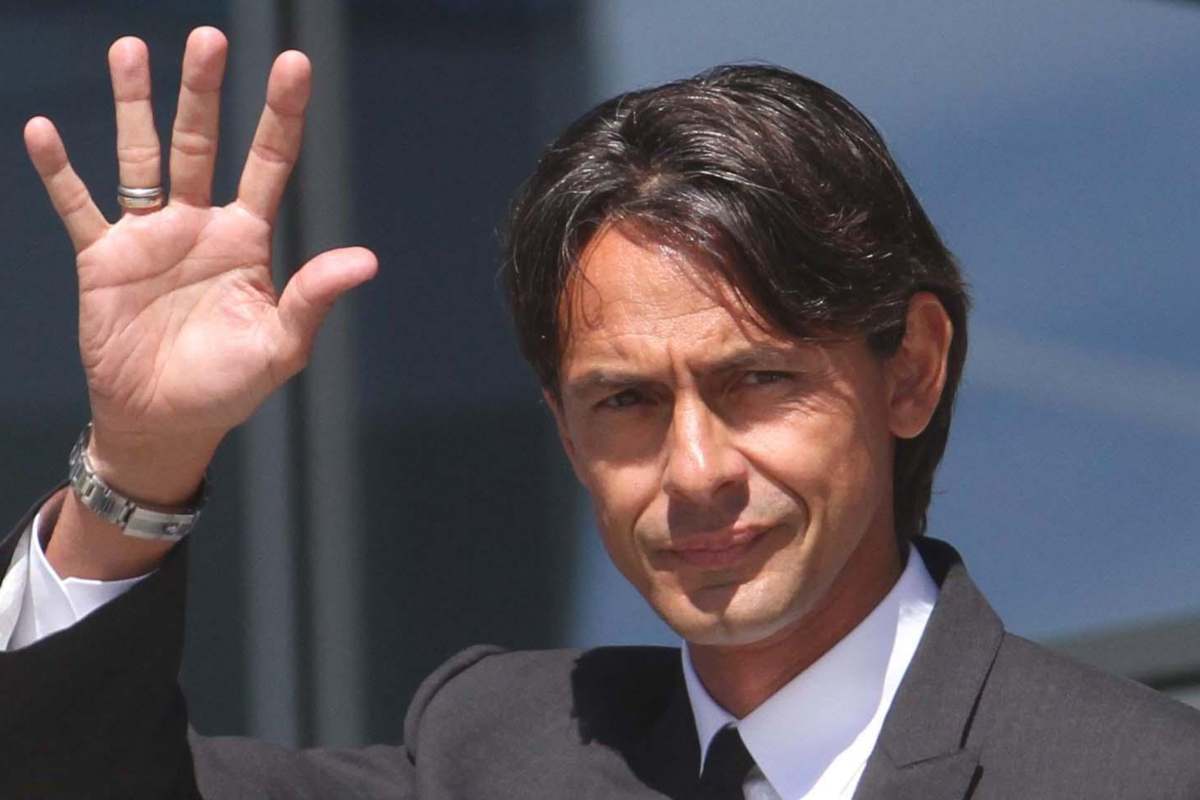 Pippo Inzaghi in panchina