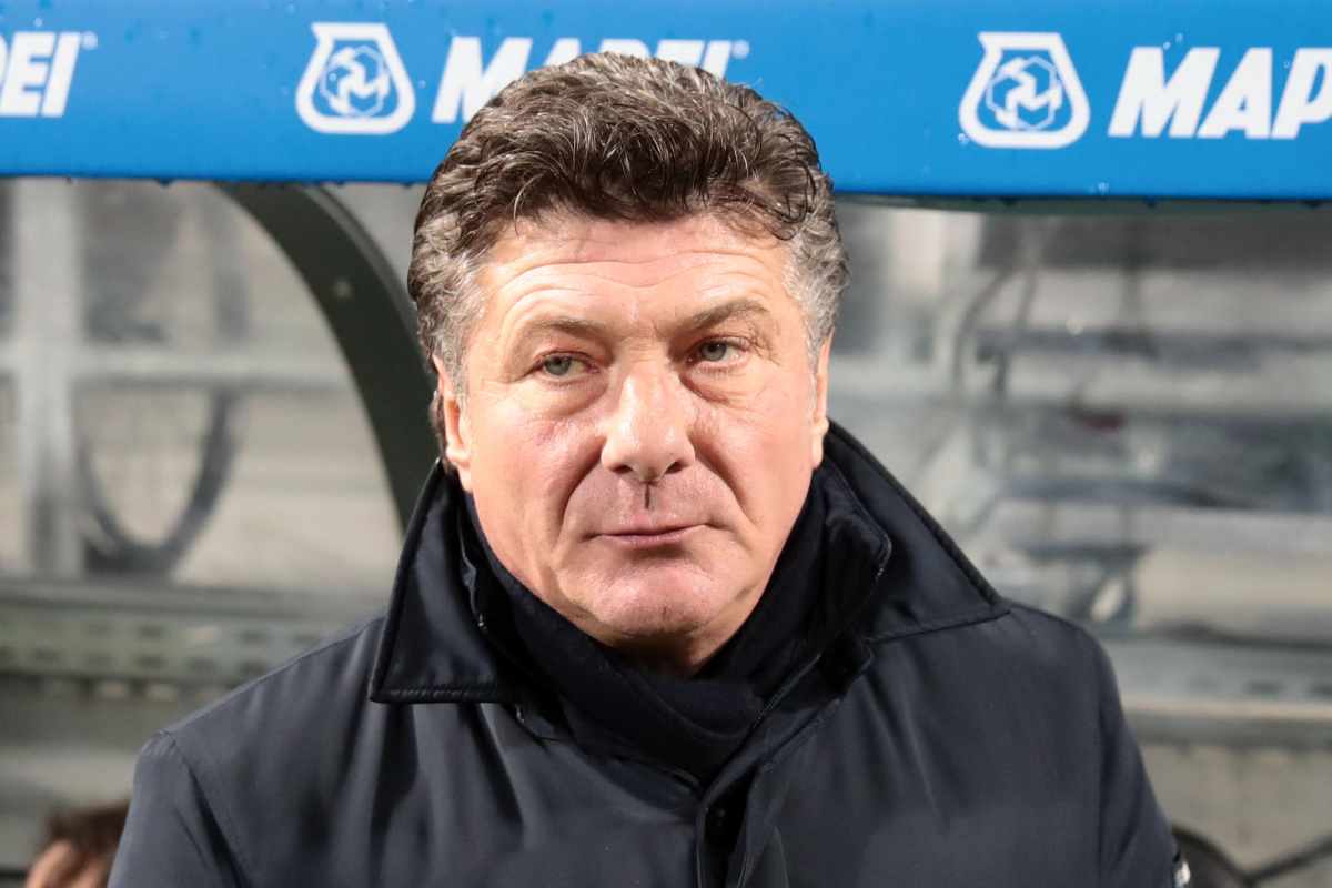 Walter Mazzarri in panchina