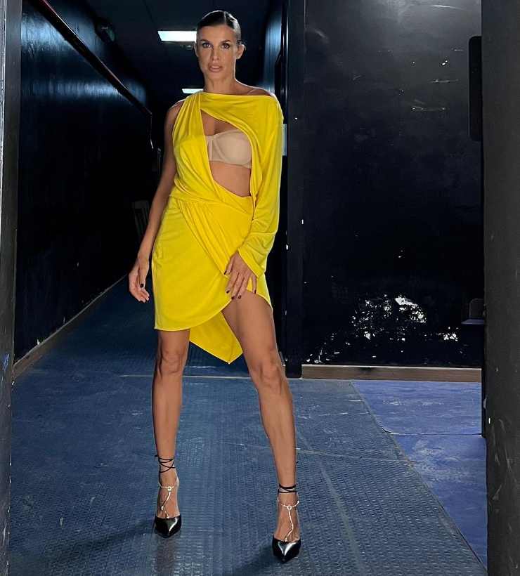 Vestito trasparente: Elisabetta Canalis infiamma il web