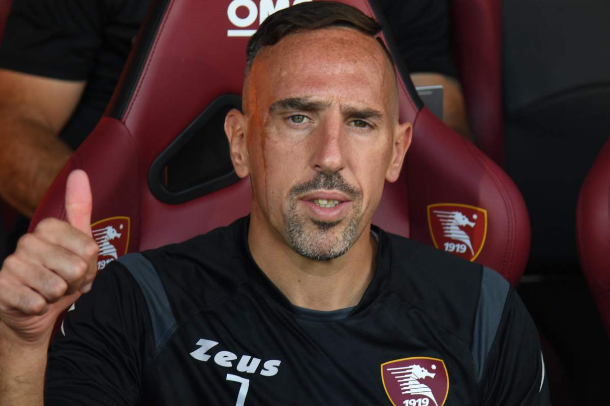 Ribery su panchina Salernitana