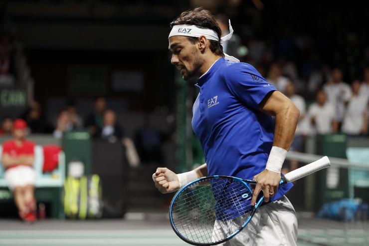 Fognini contro l'Italia in Davis