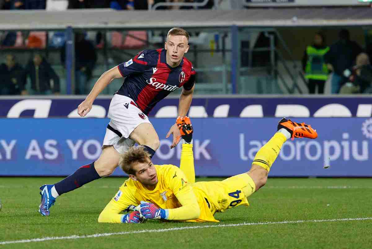 Ferguson del Bologna conteso tra Lazio e Juve