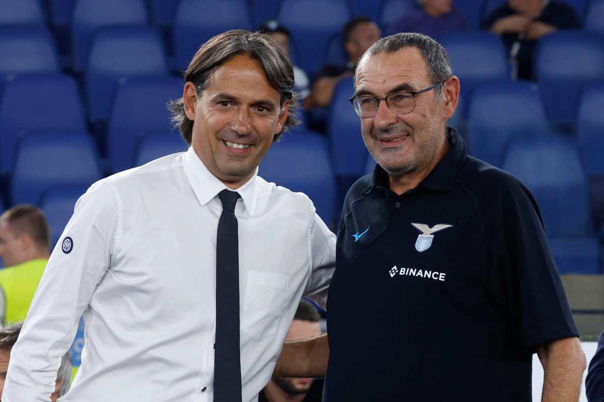 Inzaghi Sarri sfida Lazio Inter