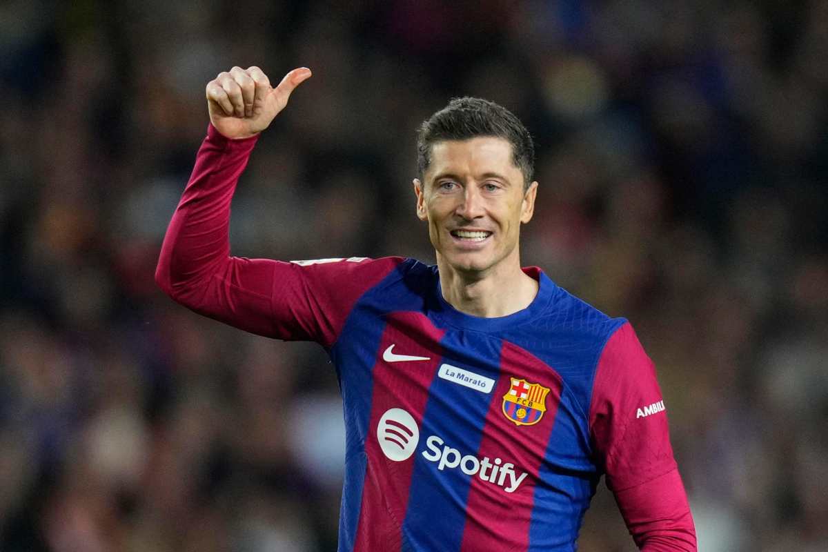 Robert Lewandowski in bianconero