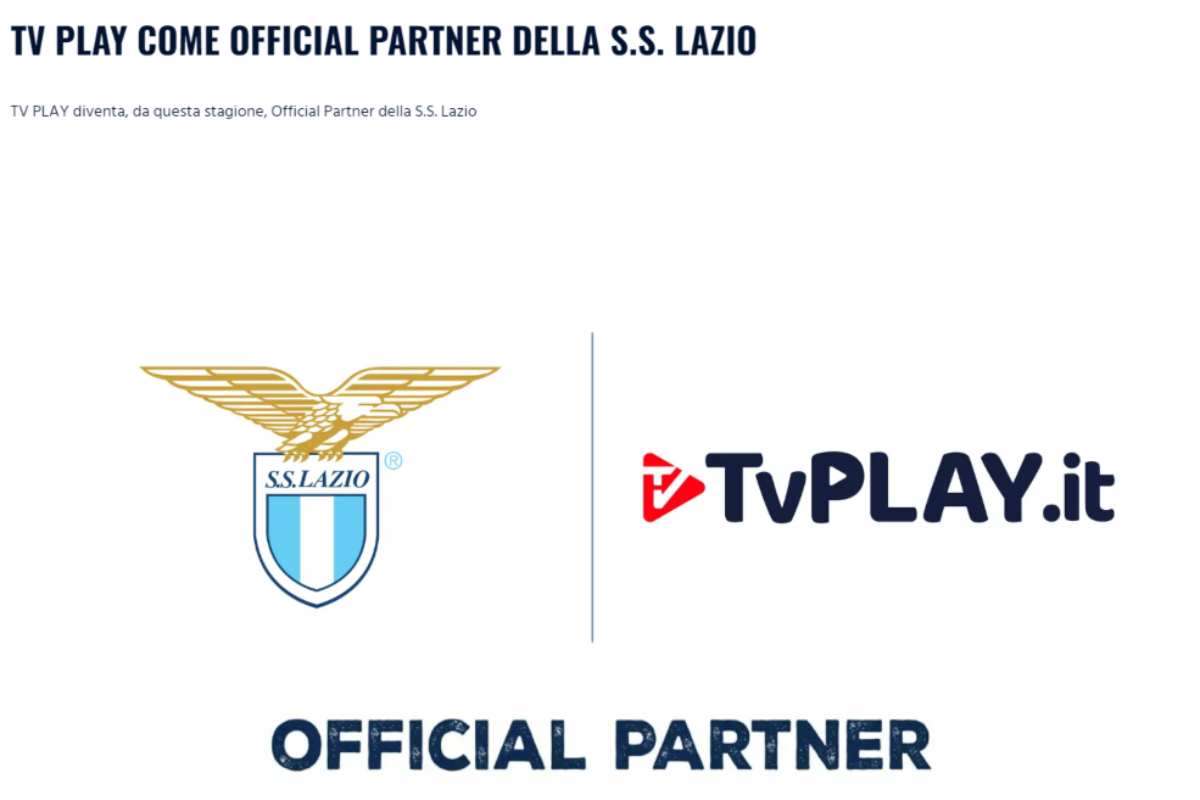 TvPlay partner della Lazio