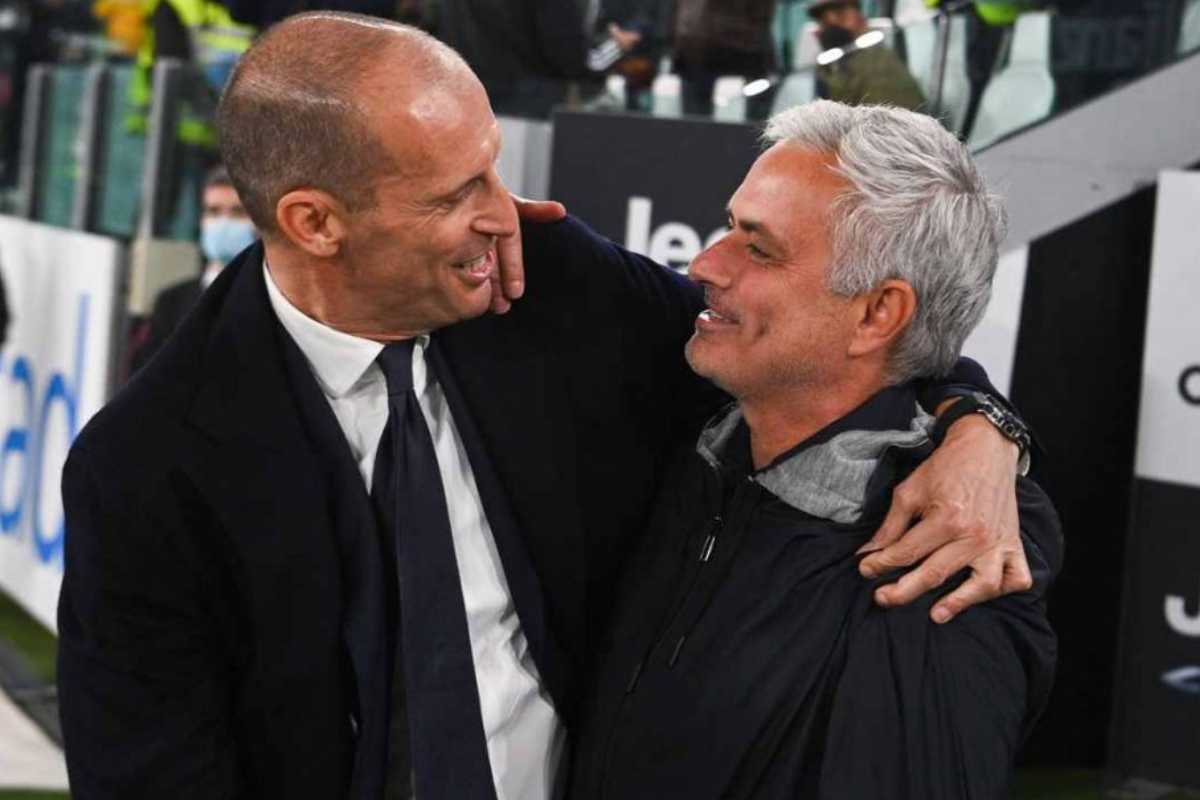 Allegri e Mourinho sullo stesso attaccante: possibile duello di mercato