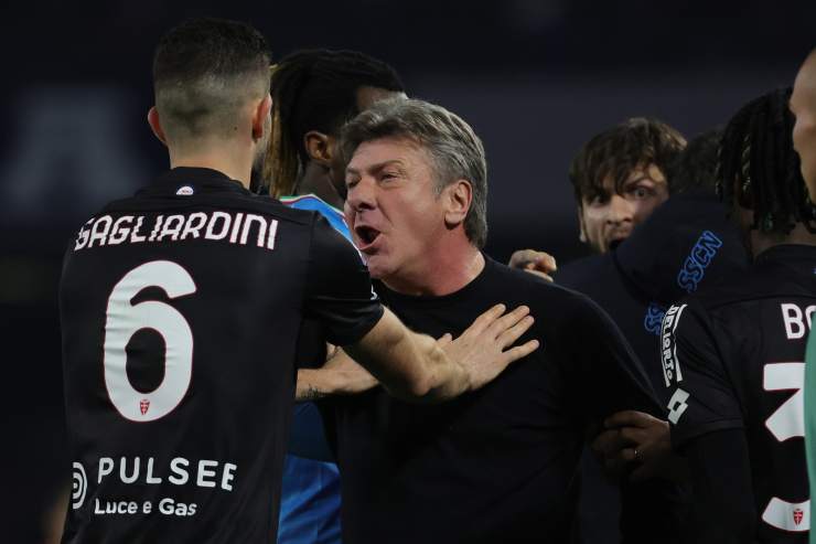 La furia di Mazzarri si scatena nel post partita di Napoli-Monza