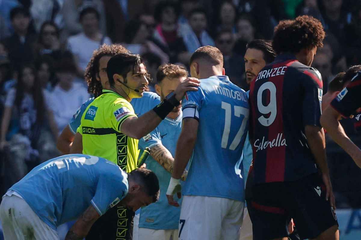 Arbitro ammette errore Lazio-Bologna