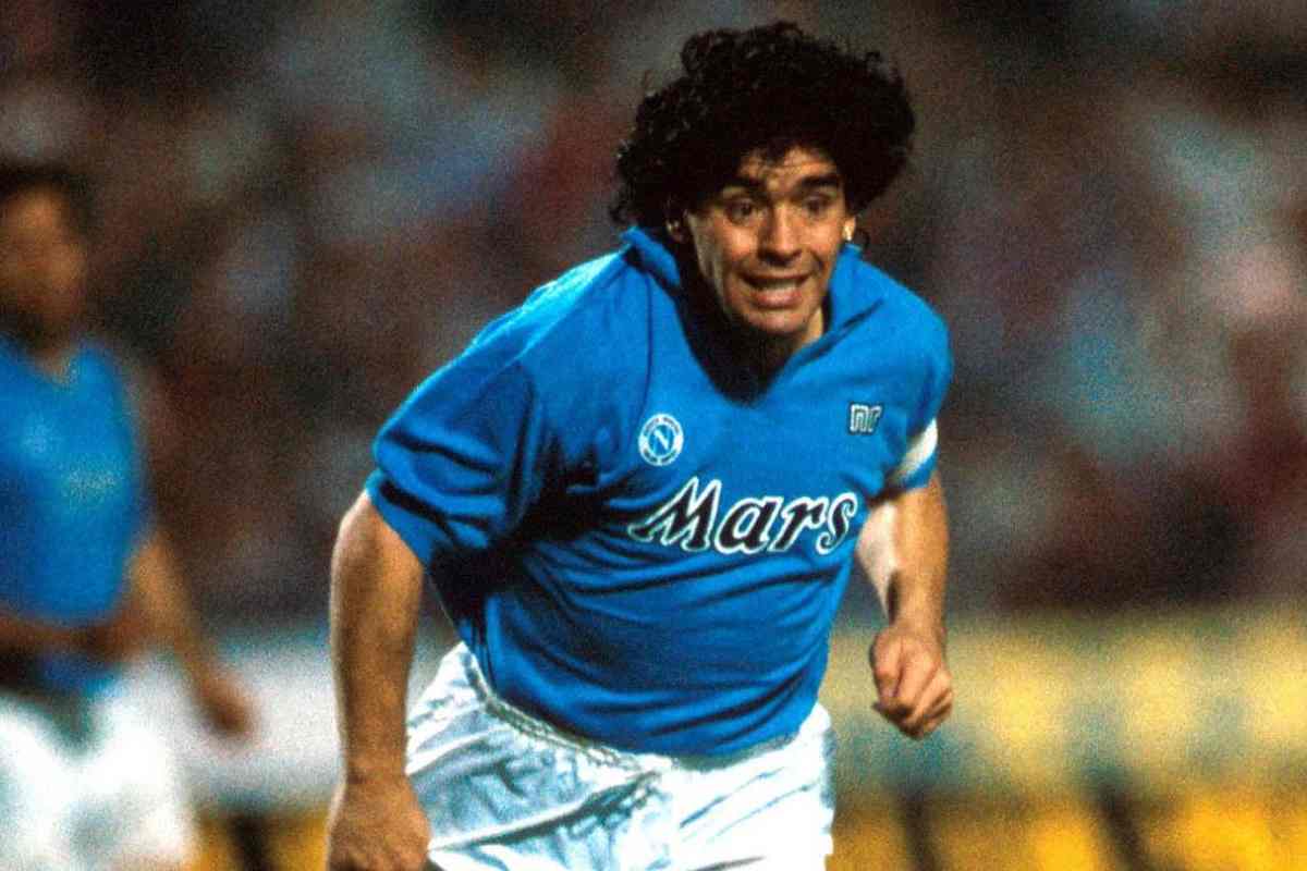 Maradona, un allenamento speciale