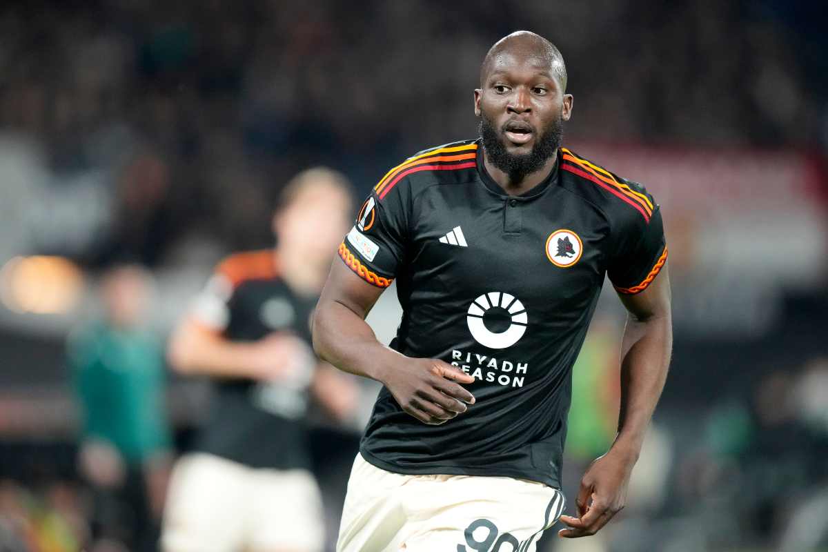 Romelu Lukaku lascia la Roma