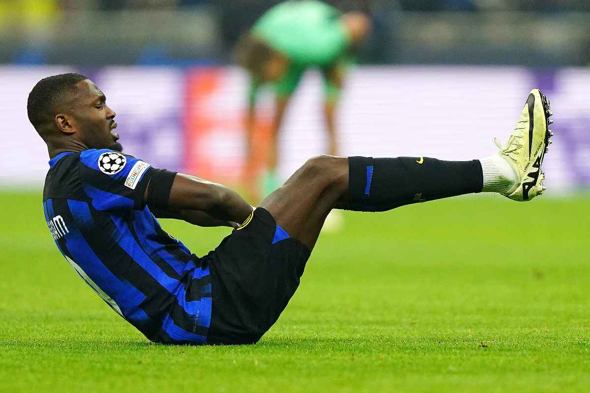 Inter: i tempi di recupero di Thuram