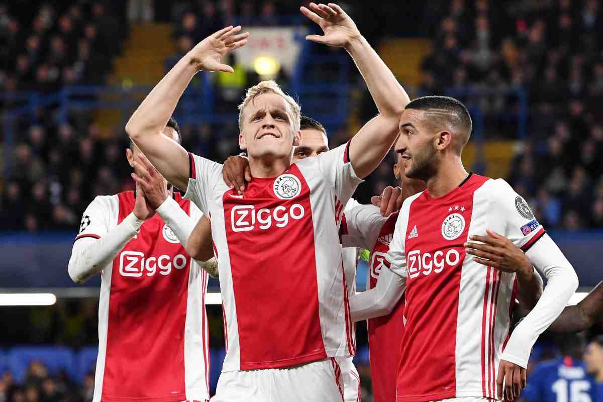 Van de Beek in Serie A