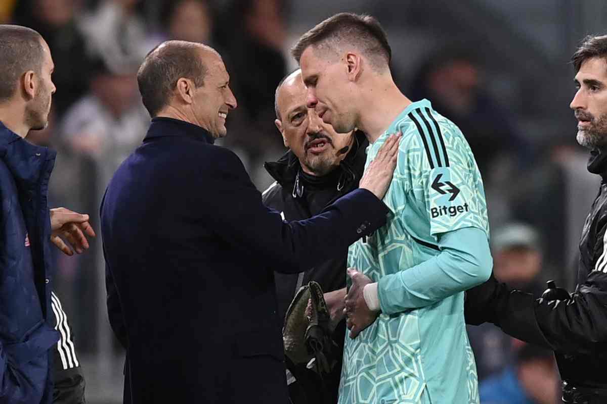 Allegri rischia di perdere Szczesny per diverse partite