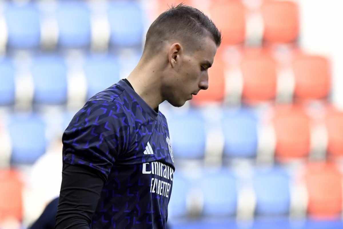 Lunin lascerà il Real Madrid per 30 milioni, solo il Napoli tra le opzioni in Italia