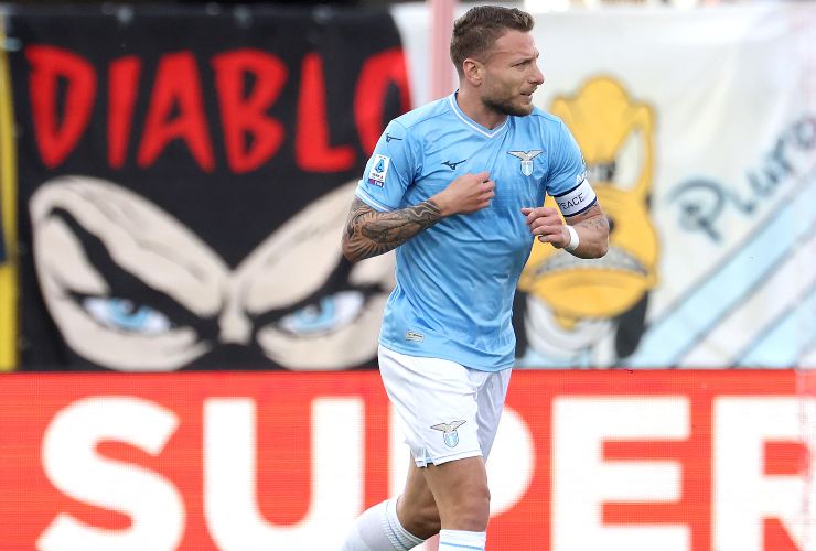 Ciro Immobile saluta la Lazio