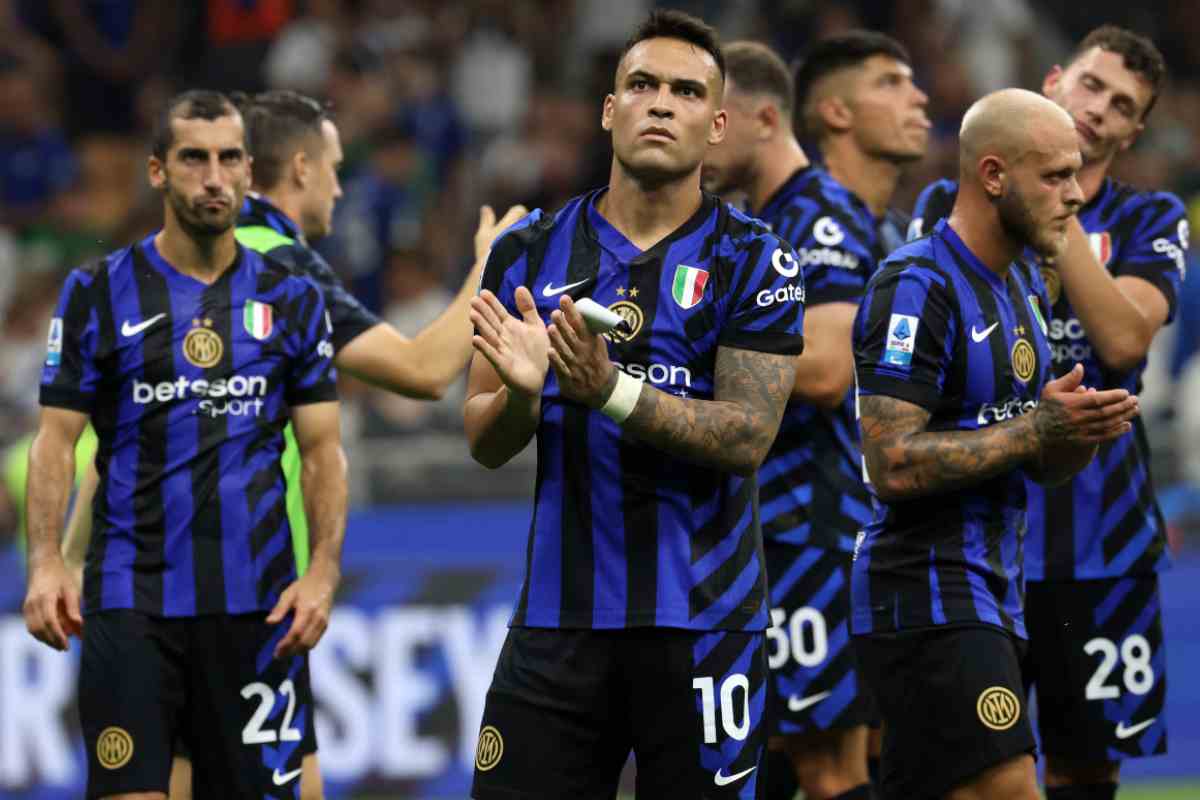 Inter, reazione shock in diretta