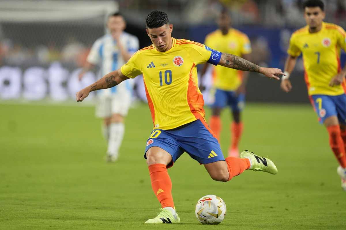 James Rodriguez dalla Colombia all'Argentina