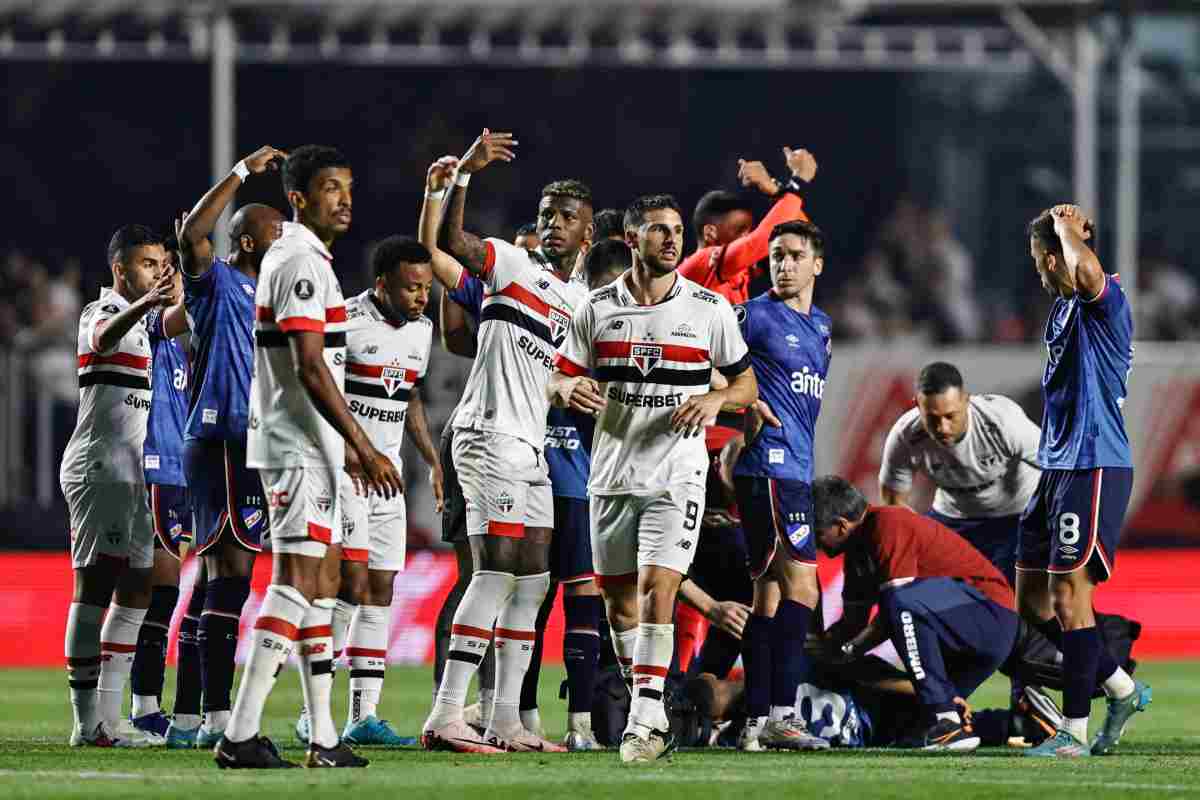 Copa Libertadores malore Izquierdo