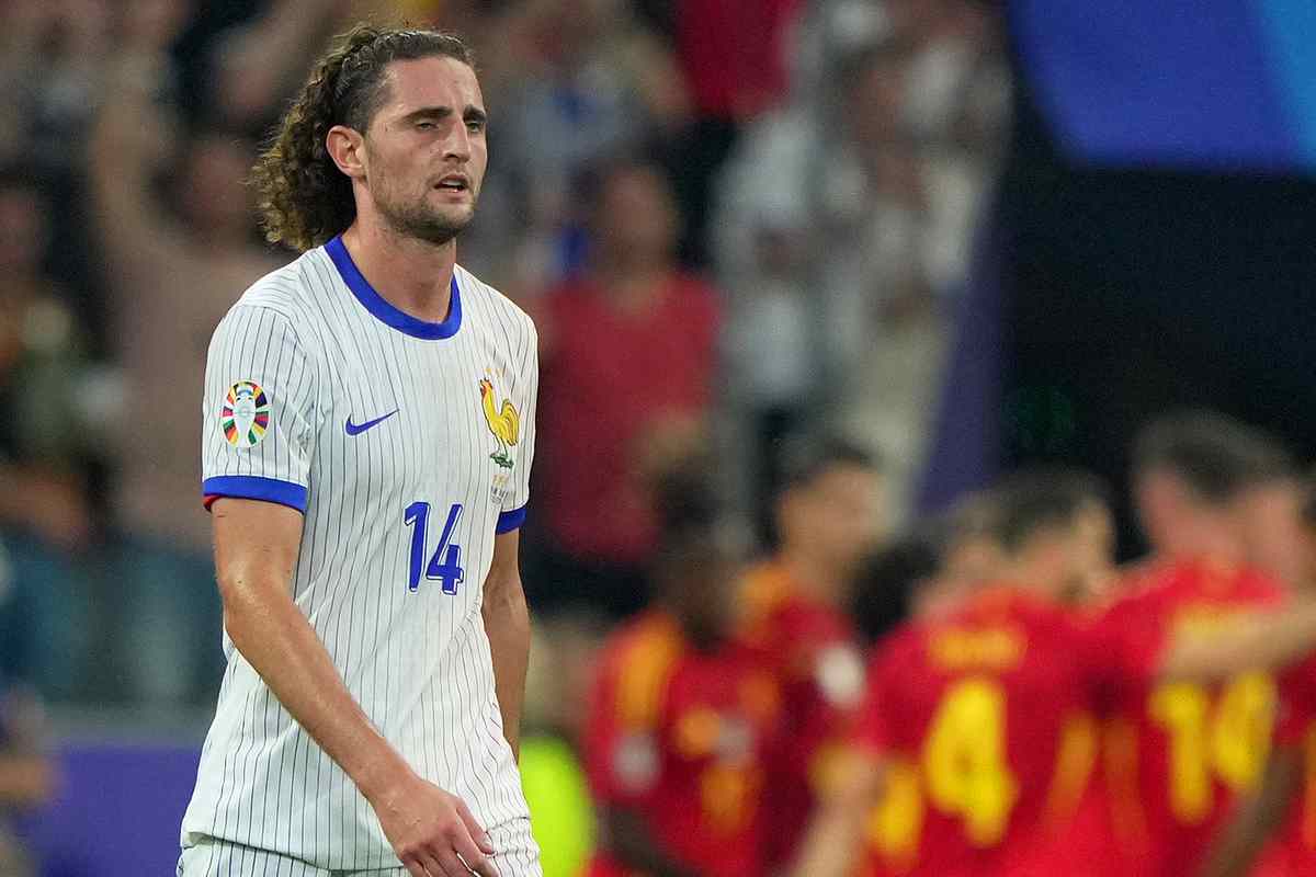 Adrien Rabiot e le ultime di calciomercato