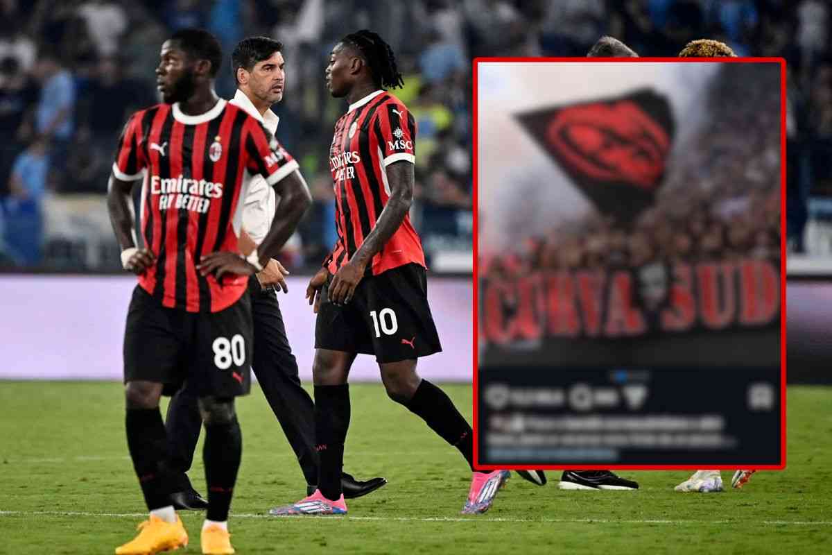 Messaggio chiaro dalla Curva al Milan 