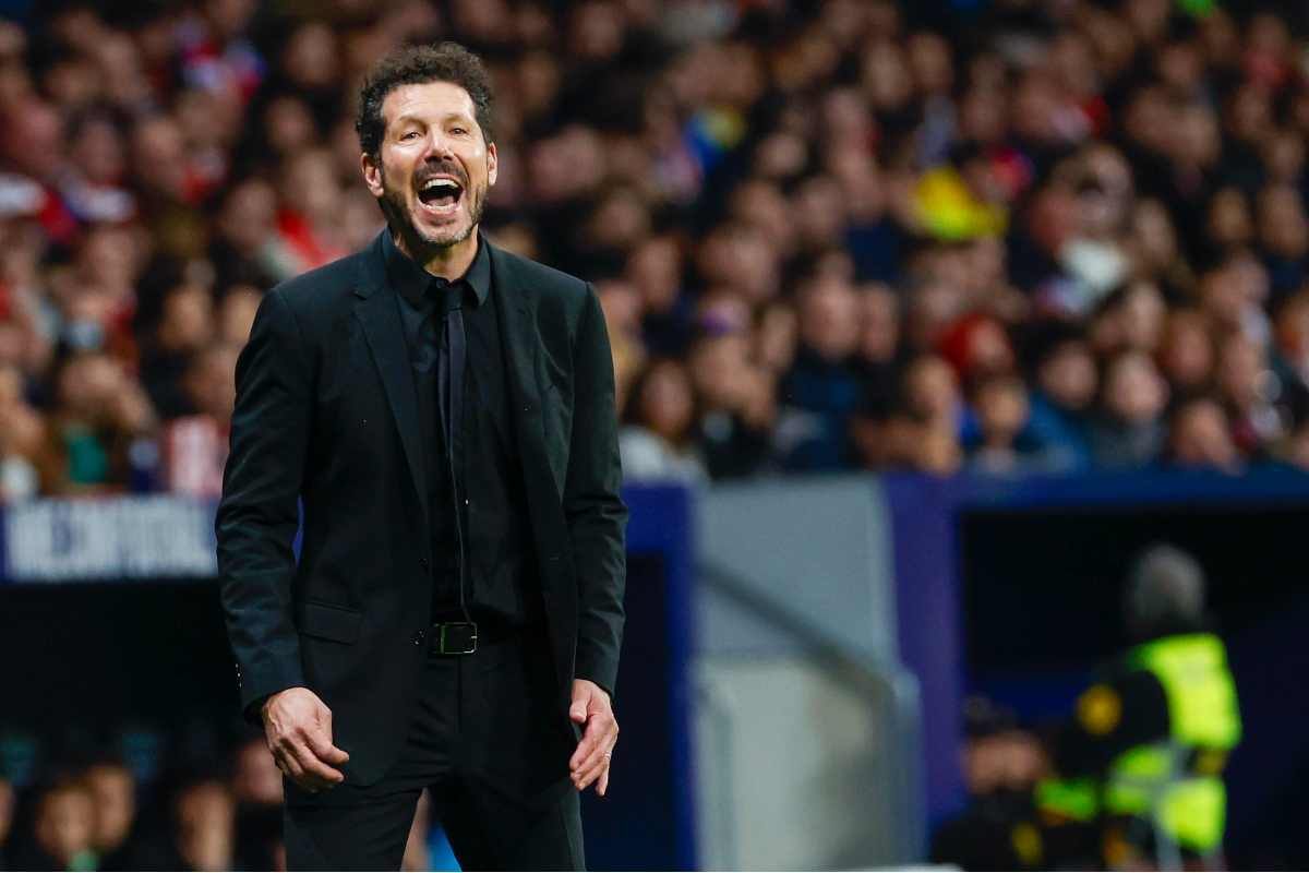 Milan su Omorodion, di proprietà dell'Atletico di Simeone