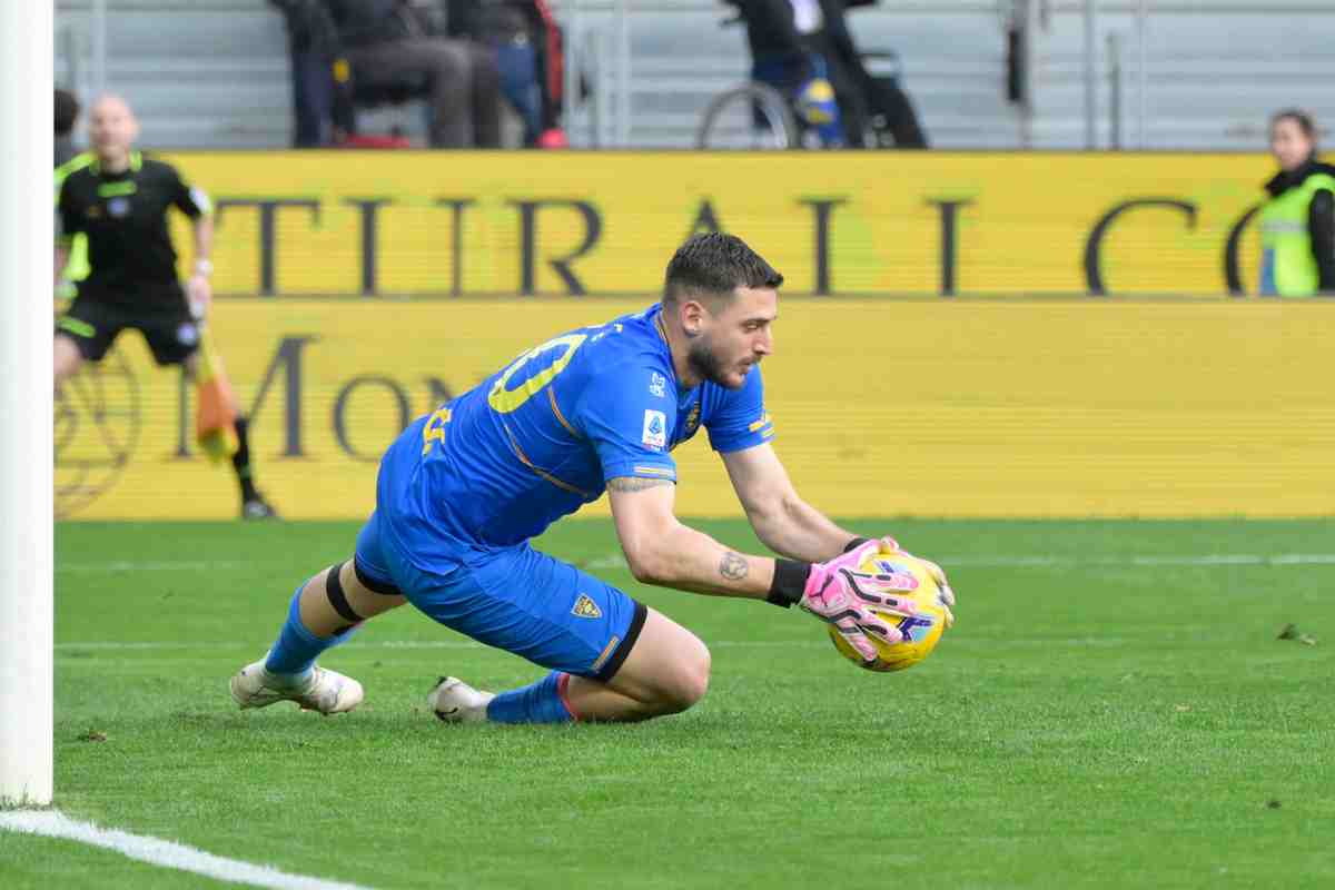 Wladimiro Falcone ha avvertito dei giramenti di testa durante Frosinone-Lecce