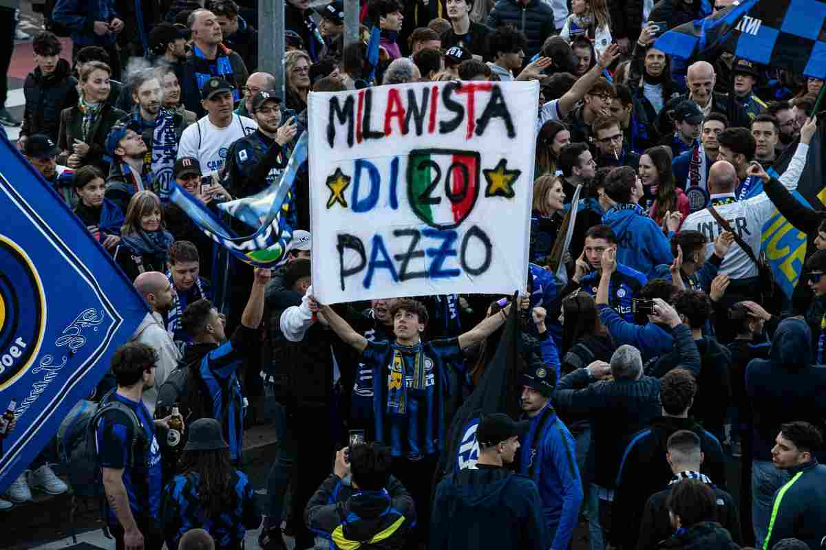 Inter, affronto al Milan nella festa scudetto