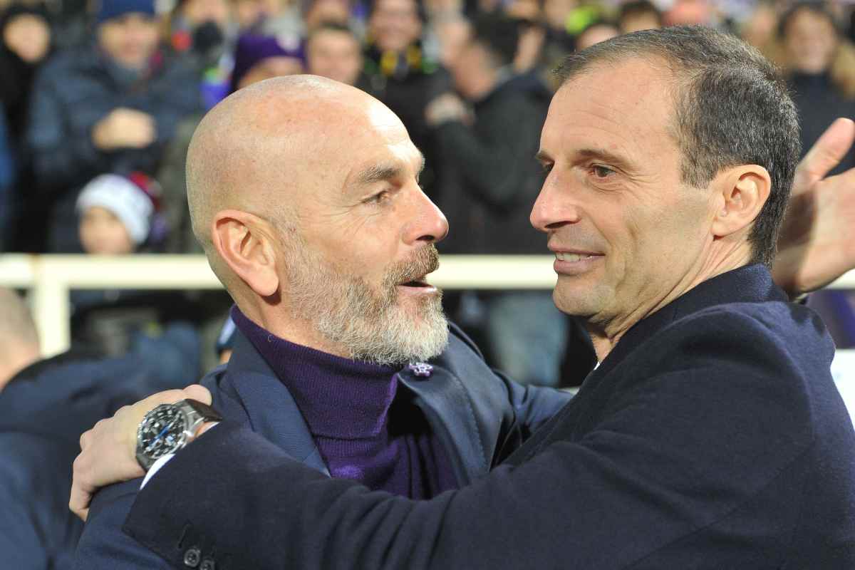 Allegri e Pioli in panchina