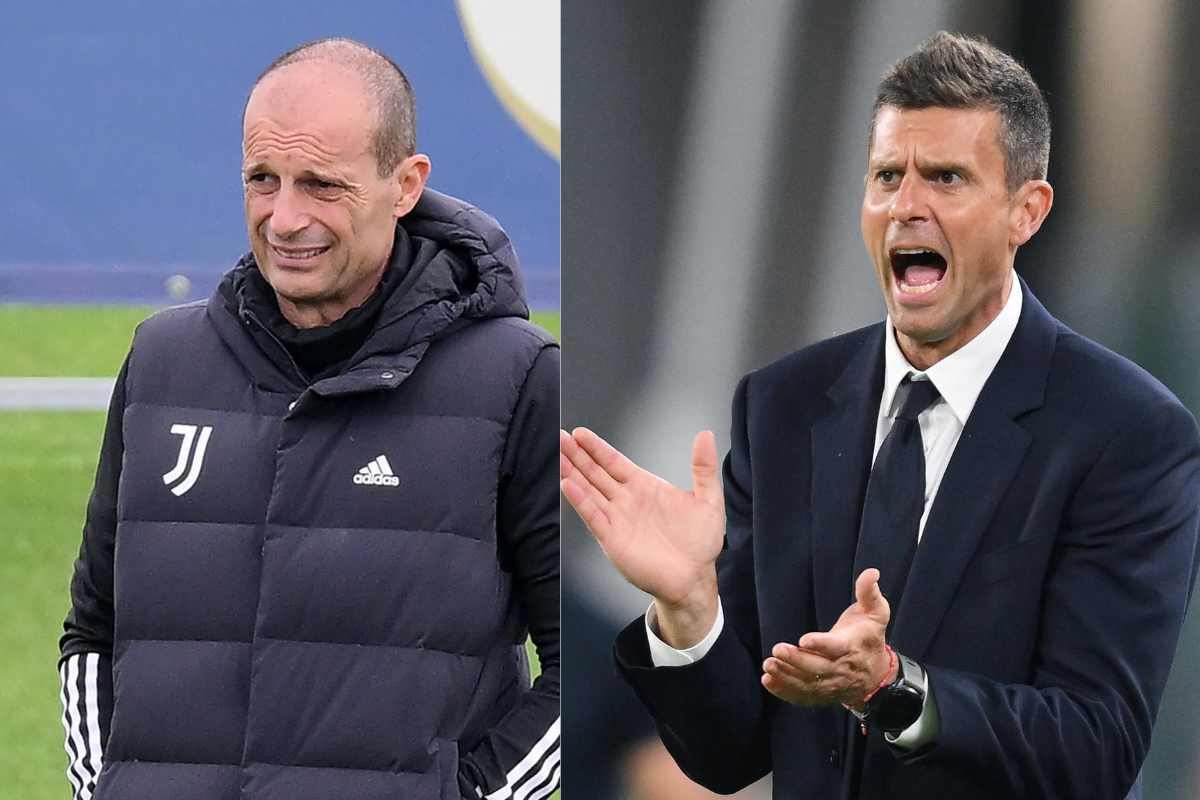 Allegri Thiago Motta confronto