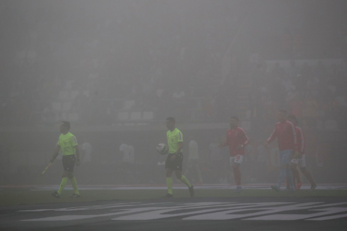 Partita sospesa per nebbia