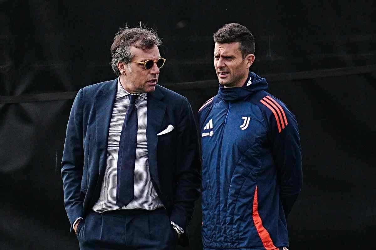 Giuntoli e Thiago Motta