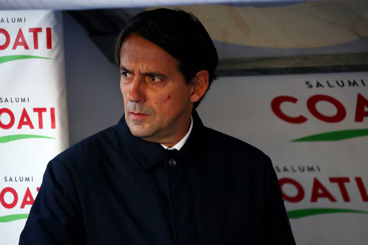 Inzaghi serio in panchina