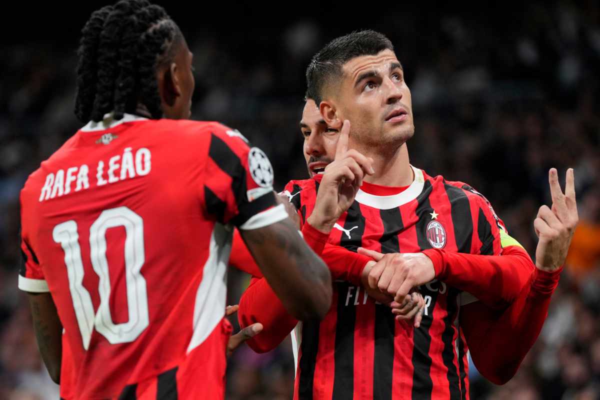 L'esultanza del Milan contro il Real