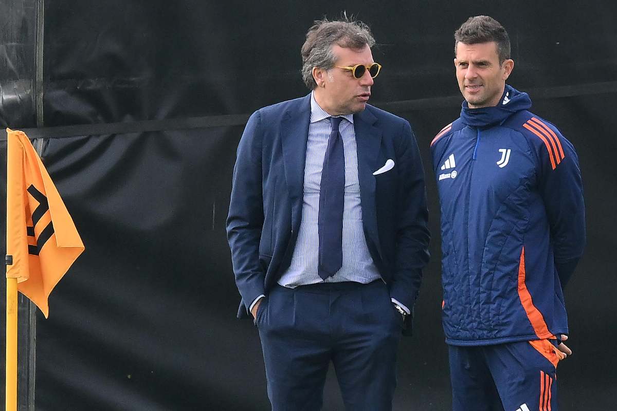 Cristiano Giuntoli e Thiago Motta