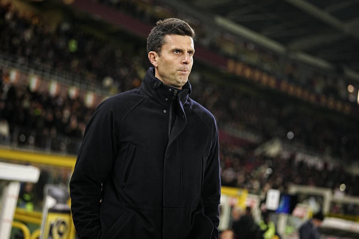 Thiago Motta contrariato durante il derby Torino-Juventus