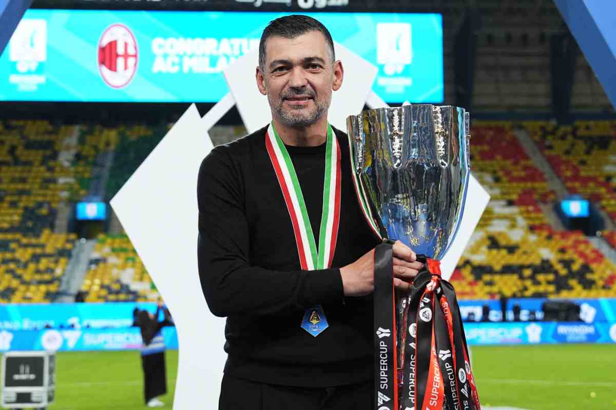 Conceicao con la Supercoppa italiana