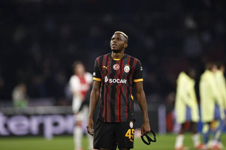 Osimhen in campo con il Galatasaray