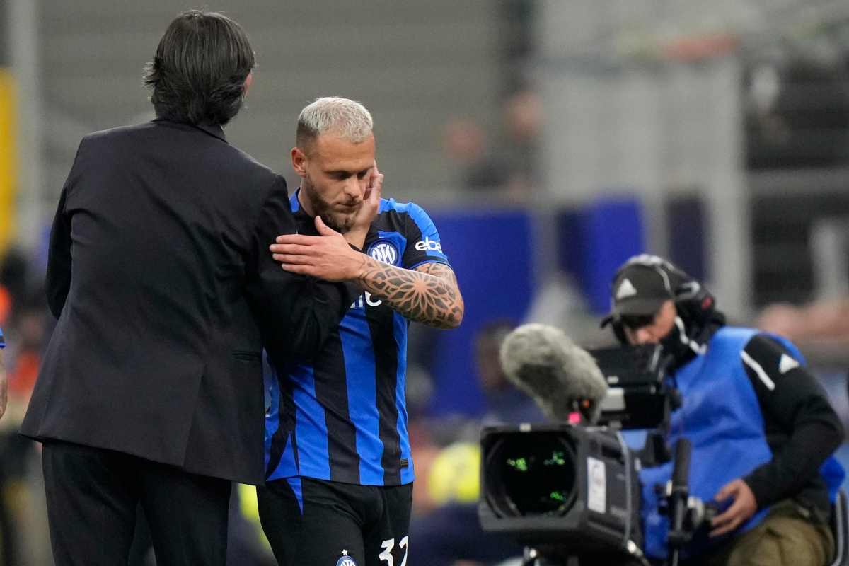 Simone Inzaghi e Federico Dimarco