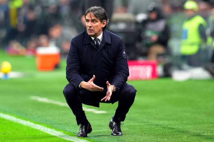 Inzaghi a bordo campo